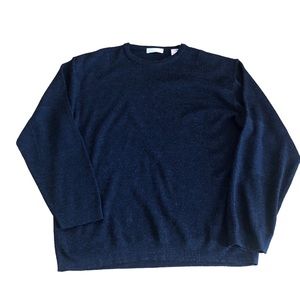 NOW Charcoal Gray Crewneck Long Sleeve Knit Sweater